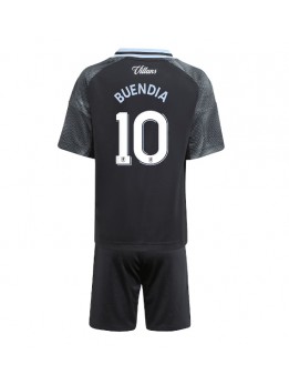 Aston Villa Emiliano Buendia #10 Dječji Gostujuci Dres kompleti 2025-26 Kratak Rukavima (+ kratke hlače)